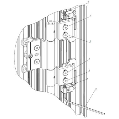 Haustür Wala WR vertikal einstellen