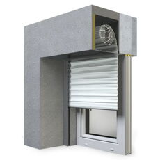 SP-E Unterputzrollladen in 22 Ultraweiß