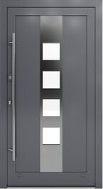 DRUTEX Alu Haustür Modell 18 Krefeld in Anthrazit