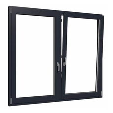 Aluminium kozijn in antraciet met kiepstand