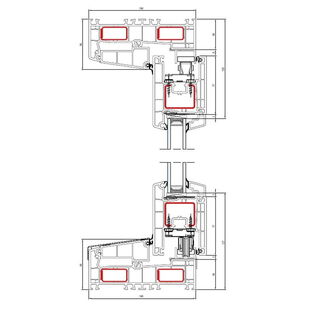 Aluplast Smart-Slide Schiebeflügel - Vertikal