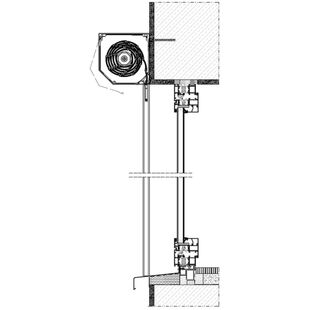 Vorbaurollladen SK-45 Einbaubeispiel 1 auf Mauerwerk