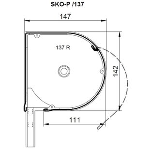 Vorbaurollladen SK mit Kastenhöhe 137mm