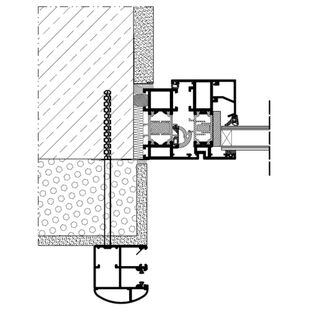 Vorbaurollladen SKO-P MKT Einbaubeispiel 3 Führungsschiene
