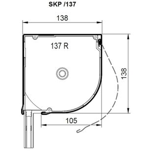 Vorbaurollladen SKP mit Kastenhöhe 137mm