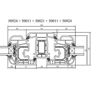 Drutex Iglo 5 Pfosten mit Flügel