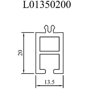 Drutex Anschlussprofil 20mm L01350200
