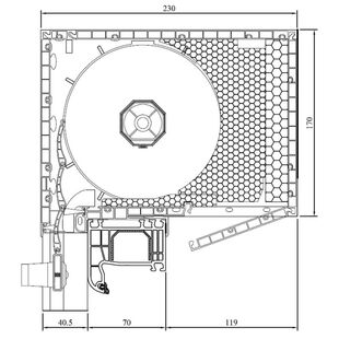 SKS Aufsatzrollladen 170mm mit unterer Revision Details