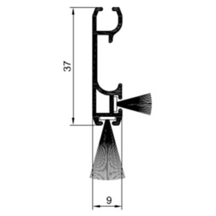 Vorbaurollladen Abschlussleiste für Insektenschutz Detail