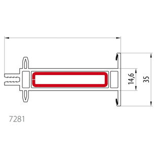 Gealan 7281 - Statikkopplung 14,6mm