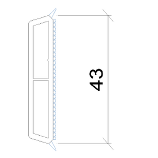 3198 - aufgesetzte Sprossen - 43mm