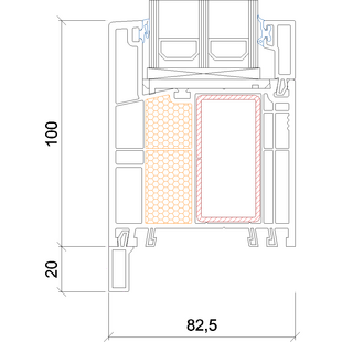 2101 - Anschlussprofil 20 mm