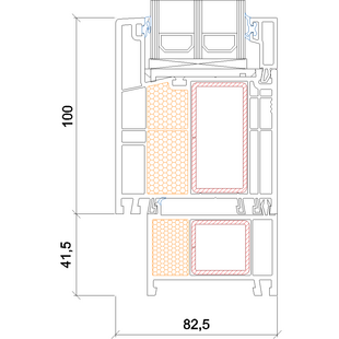 6299- IKD - Sockelprofil 41.5mm