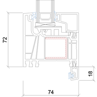 3110- Anschlussprofil 18mm