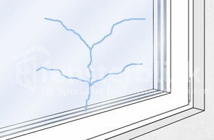 Thermischer Glasbruch