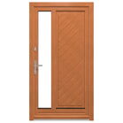 Holztür Kiefer mit Eiche Hell Lasur