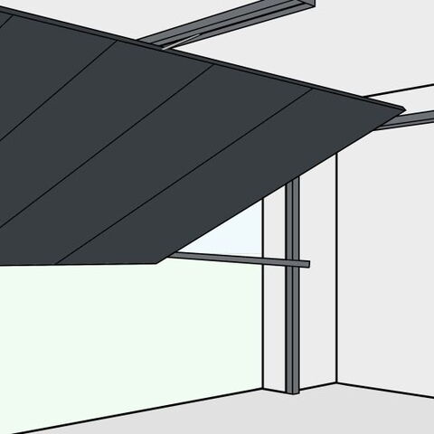 Schwingtor in Anthrazit - Prinzip der Öffnung erkärt