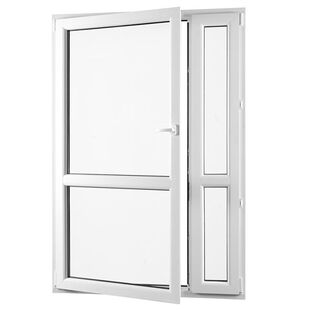2 flüglige Balkontür Weiß