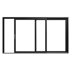 Kunststof hefschuifpui in antraciet