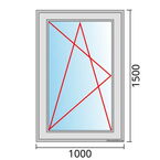 Venstermaat 1000x1500mm