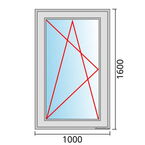 Venstermaat 1000x1600mm