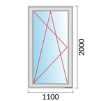 Venstermaat 1100x2000mm