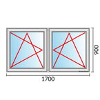 Venstermaat 1700x900mm