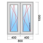 Venstermaat 800x1000mm