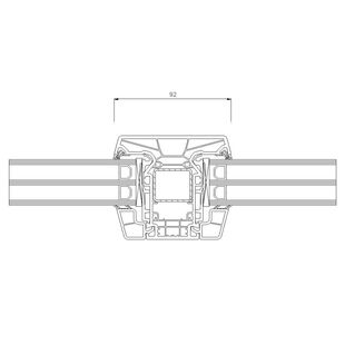 Schüco Living 82 MD  Pfosten- 92mm- 9465