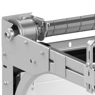 Sektionaltor Führung mit Drehfeder