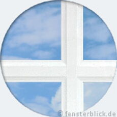 Innenliegende Sprossen 26mm in Weiß