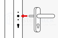 Haustür Drückergarnitur montieren