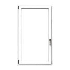 Enkelvleugelig kunststof kozijn in wit