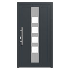 Aluminium Haustür in Anthrazitgrau (RAL-7016)