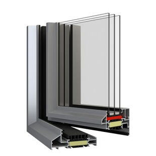 Aluminium kozijn Decalu 110 Steel