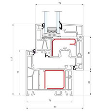 Detailzeichnungen Kunststofffenster IDEAL Neo