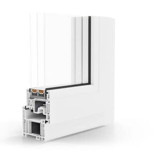 Kunststof kozijn Aluplast IDEAL Neo AD Cube-Line – binnenaanzicht