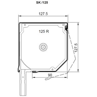 Vorbaurollladen SK mit Kastenhöhe 125mm