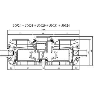 Drutex Iglo 5 Stulpbalkontür PP
