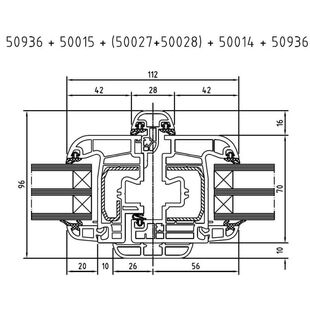 Drutex Iglo Light Stulpfenster ohne Beschlag 50015 50027 50028 50014
