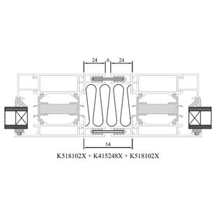 Drutex MB 70 HI Kopplungsdehnungsprofil Detailansicht
