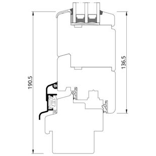 Drutex Softline 78 Balkontür mit Blendrahmen