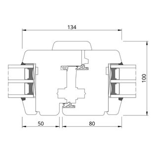 Drutex Softline 88 2-flg. Fenster Dreh + Dreh-Kipp (Stulp)