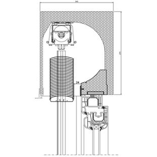 Raffstorekasten ZF-S  243 Klinker - Rahmen Iglo 5