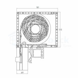 Detailtekeningen opbouwrolluik Exte Exakt