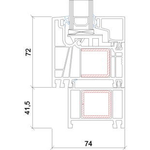 7299 - Sockelprofil 41.5 mm