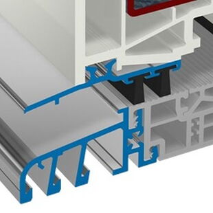 Gealan S 8000 Haustürschwelle