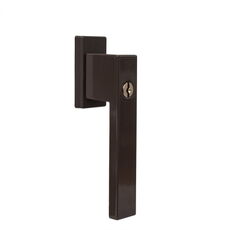 Fenstergriff Medos Dublin, abschliessbar braun RAL 8019