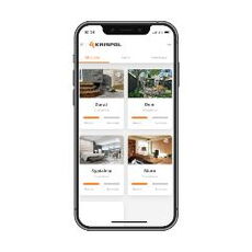 Bedienung über Smartphone-App von Krispol Sektionaltoren