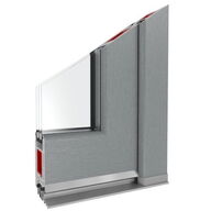 Kunststofftürprofil Iglo Energy in Grau 715505